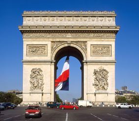Достопримечательности Парижа. Триумфальная арка