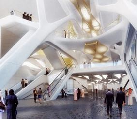 Станция метро в футуристическом стиле вскоре украсит столицу Саудовской Аравии, город Эр-Рияд
