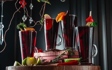 Новогодние и Рождественские напитки 2018. Глинтвейн классический с красным вином 