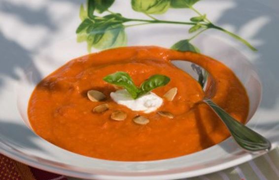 Крем-суп из красного перца от Николы Радишича