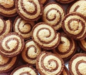 Печенье «Полосатая спираль» от Николы Радишича