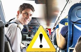 Как по действиям экипажа определить, что на борту самолёта неприятности
