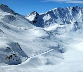 В Альпах наступила зима