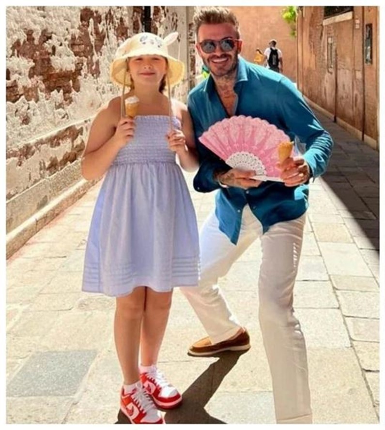 Бекхэм устроил 10-летней дочке сказочные выходные в Венеции