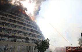 В Турции сгорел популярный отель
