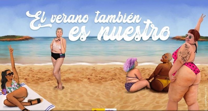 В Испании отдыхающих призвали не стыдиться ходить на пляж