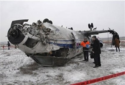 Белорусский авиалайнер разорвало при взлете