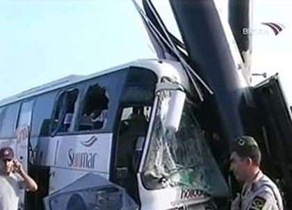 В Анталии врезался в столб микроавтобус с российскими туристами