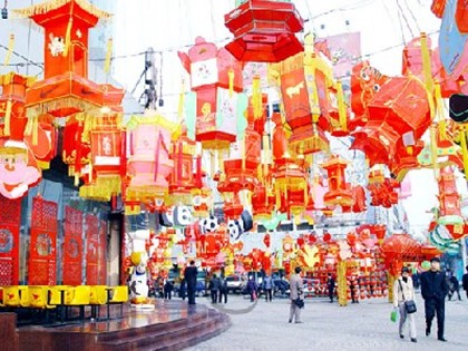 Фестиваль лотосовых фонарей в Корее