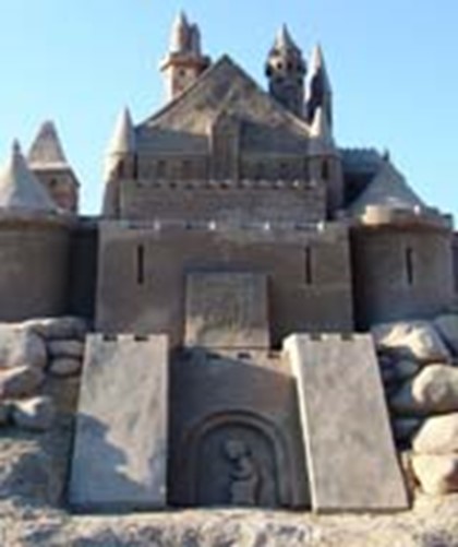 В Лаппеенранте воздвигнут сказочный замок из песка