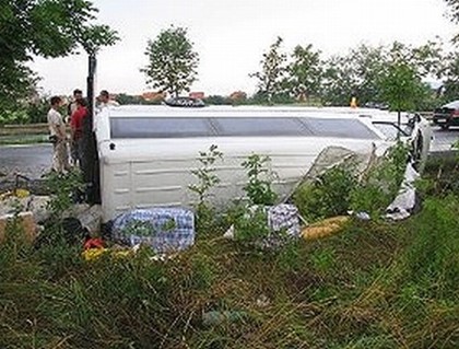 В Чехии перевернулся автобус с интуристами, есть погибший