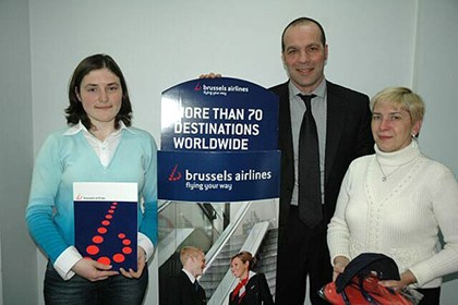 Екатерина Руднева выиграла поездку в Бельгию от Brussels Airlines