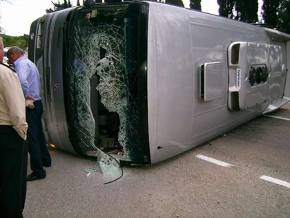 В Житомирской области разбился туристический автобус