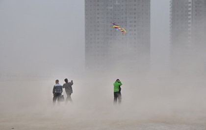 В Китае ждут второй песчаной бури