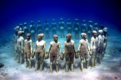 Подводный музей Канкуна открыл весеннюю экспозицию