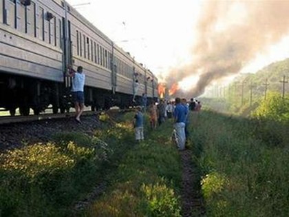 Туристы едва не сгорели в поезде Москва - Евпатория