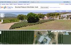 Южноафриканские винные поместья на Google map street view