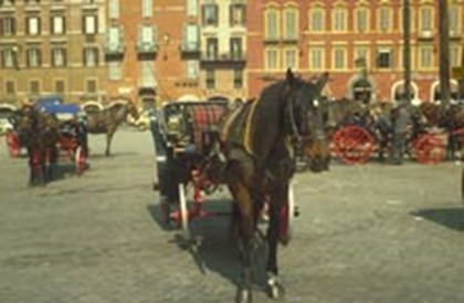 Прогулка на конной повозке по Вечному городу могла обойтись туристам в 550 евро