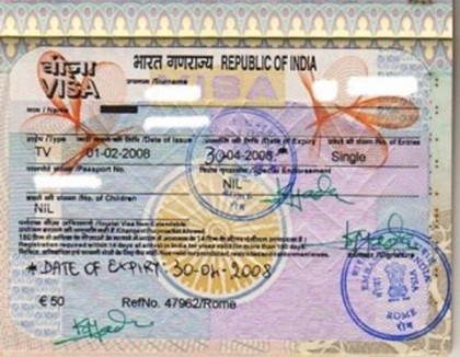 Россияне будут получать визу прямо в Индии