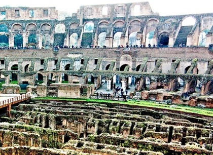 Ливни затопили Колизей