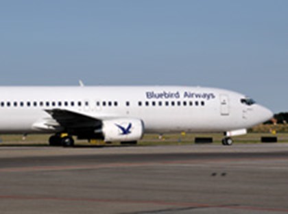 Первые туристы «TEZ TOUR» прибыли в Ираклион рейсом «Bluebird Airways»