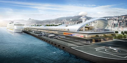 Новый круизный терминал открылся в Гонконге