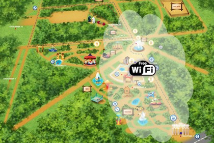В интернете появилась карта бесплатных зон Wi-Fi в Москве