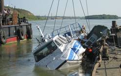 Капитан затонувшего теплохода «Полесье-8» признал свою вину