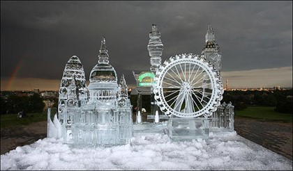В Лондоне состоится фестиваль ледяных скульптур