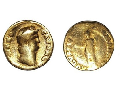 В Великобритании нашли золотую монету с изображением Нерона