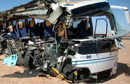 До 38 человек возросло число жертв столкновения туристических автобусов в Египте