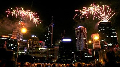 Австралия встречает Новый год масштабным фейерверком