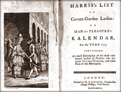 Лондонский музей купил каталог проституток 18 века