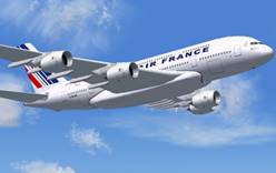 Самолет Air France сел под присмотром истребителей США