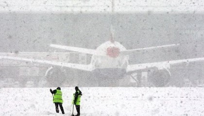 В московских аэропортах более 20 рейсов отменено из-за непогоды