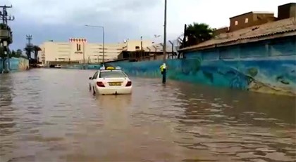 Наводнение в Эйлате, аэропорт закрыт