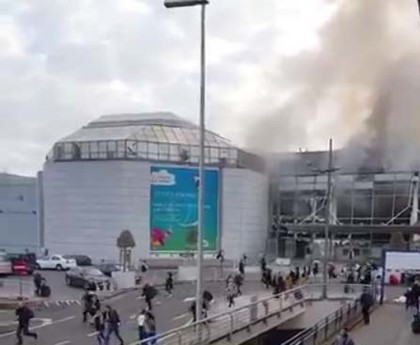 В аэропорту Брюсселя произошла серия взрывов
