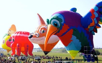 Международный фестиваль воздушных шаров в префектуре Сага, Япония
