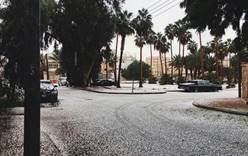 Саудовскую Аравию засыпало снегом