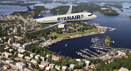 Ryanair начинает перелеты в Афины из аэропорта города Лаппеенранта