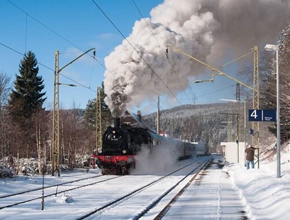 Старинный поезд начинает курсировать по юго-западу Германии