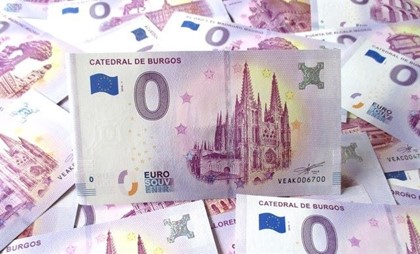 В Испании напечатали коллекционные банкноты достоинством ноль евро