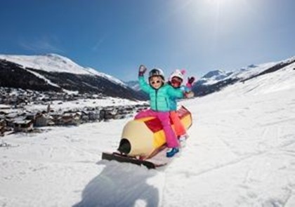 На итальянском горнолыжном курорте дети отдыхают бесплатно