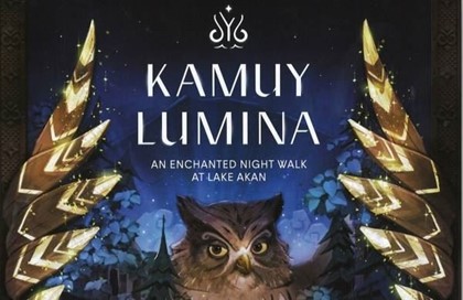 Иллюминация Kamuy Lumina на озере Акан