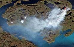 Гренландию охватили природные пожары