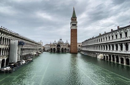 Венецию вновь затопило