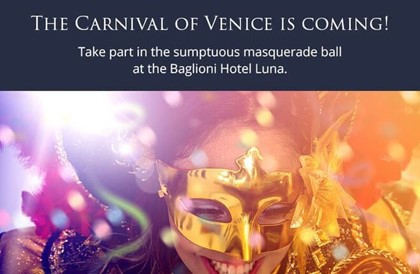 Венецианский отель Baglioni приглашает на карнавал
