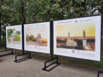 Выставка из цикла «Путешествуйте дома» открылась в зоне отдыха «Борисовские пруды»
