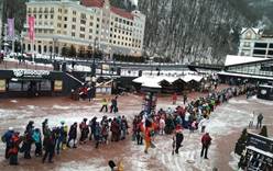 В Красной Поляне лыжники подрались из-за очереди на подъёмник