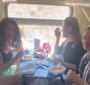 Доширак и минералка. Блиновская показала обед в фирменном поезде в Крым